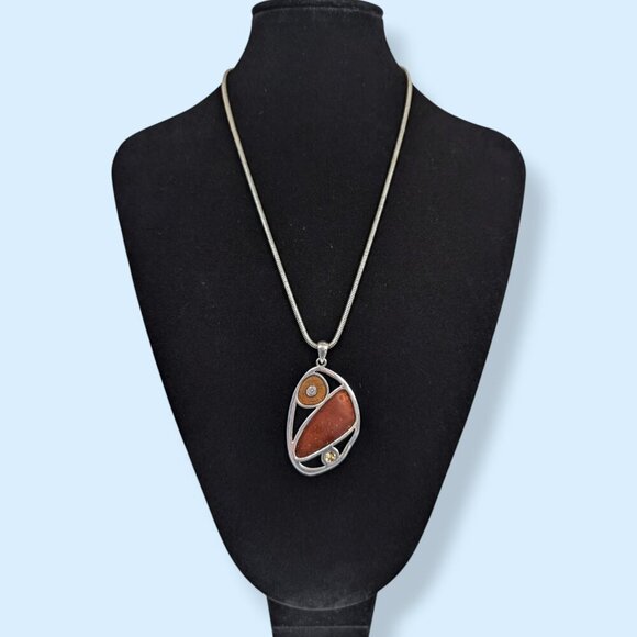 (2/$20) Passion Snake Chain Pendant Necklace - Picture 1 of 6